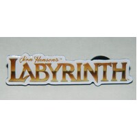 Jim Henson’s Labyrinth Movie Name Logo Metal Enamel Die-Cut Pin