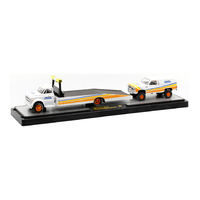 M2 Machines Auto Haulers 1:64 Scale Release TW09 1968 Chevrolet C60 Truck & 1973 Chevrolet Cheyenne Super 10 4x4