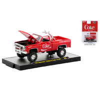 M2 Machines 1:64 Coca-Cola 2020 Release A07 - 1973 Chevrolet Cheyenne Super 10 4x4