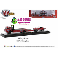 M2 Machines Auto Haulers 1:64 Scale Release 44 - 1970 Ford C-600 Ramp Truck and 1970 Ford Mustang Gasser