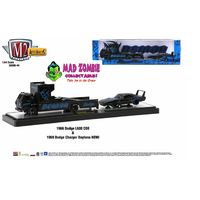 M2 Machines Auto Haulers 1:64 Scale Release 44 - 1966 Dodge L600 Race Rig and 1969 Dodge Charger Daytona