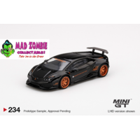 True Scale Miniatures Mini GT 1:64 - LB WORKS Lamborghini Huracan Ver. 1 - Black