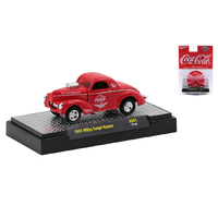 M2 Machines 1:64 Coca Cola Gassers Release GS1 - 1941 Willys Coupe Gasser