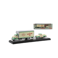 M2 Machines Auto Haulers Coca Cola Release TW10 - 1956 Ford COE &1956 Ford F-100