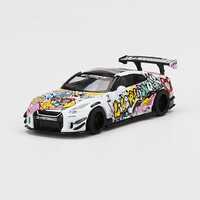 True Scale Miniatures Mini GT 1:64 - LB WORKS Nissan GT-R R35 Type 2 - Rear Wing ver 3 - “LBWK Kuma Graffiti” - Limited Edition 5000 pcs