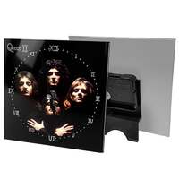 Queen II Album Cover Design Analogue Glass Desk Clock