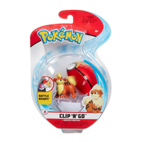 Pokémon Clip 'N' Go Poké Ball - Growlithe & Repeat Ball