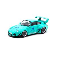 Tarmac Works & Hobby 64 1:64 Scale - RWB Porsche 993 Lomianki #98 (Turquoise)