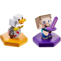 Minecraft Smart Mini Figure 2-Pack - Attacking Steve & Spawning Chicken