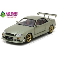 Greenlight 1:18 Artisan Collection - 1999 Nissan Skyline GT-R (R34) Green