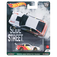 Hot Wheels 1:64 Car Cultures 2021 E Slide Street - Toyota AE86 Sprinter Trueno TRD