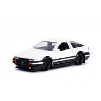 Initial D - Jada 1:32 Scale Hollywood Rides - 1986 Toyota Corolla Trueno AE86 - Pull-Back Action