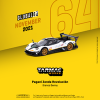 Tarmac Works & Global 64 1:64 Scale - Pagani Zonda Revolución, Bianco Benny