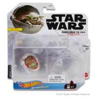 Star Wars Hot Wheels Starships 2021 Mix 1 Vehicle - The Child Hover Pram
