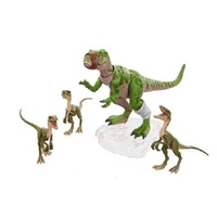 Jurassic World Fallen Kingdom Amber Collection Figure - T-Rex and Compys