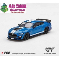 True Scale Miniatures Mini GT 1:64 - Ford Mustang Shelby GT500 Ford Performance Blue