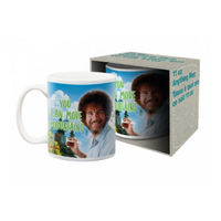 Bob Ross – Move Mountains Ceramic Mug