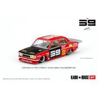True Scale Miniatures Mini GT 1:64 - Kaido House Datsun 510 Pro Street OG Red