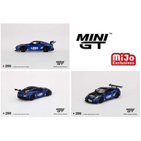 True Scale Miniatures Mini GT 1:64 Mijo Exclusive LB Silhouette Works GT Nissan 35GT-RR Ver 2 LBWK Blue