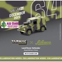 Tarmac Works & Collab 64 1:64 Scale - Land Rover Defender, Royal Military Police