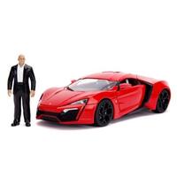 Jada 1:18 Fast & Furious Lykan Hypersport with Dom Figure & Working Lights