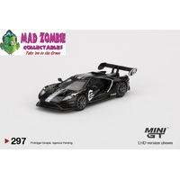 True Scale Miniatures Mini GT 1:64 Scale - Ford GT MK II #006 Shadow Black