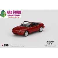 True Scale Miniatures Mini GT 1:64 Scale - Mazda Miata MX-5 (NA) Classic Red