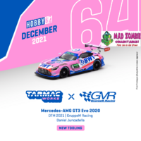 Tarmac Works 1:64 Scale Hobby 64 - Mercedes-AMG GT3 Evo 2020, DTM 2021, Gruppe M Racing