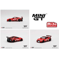 True Scale Miniatures Mini GT 1:64  LB★WORKS Nissan GT-R R35 Type 2 Rear Wing Version 3 Infinite MOTUL