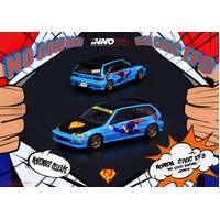 Inno 64 1:64 Scale - Honda Civic EF9 "No Good Racing - Superman"