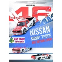 Inno 64 1:64 Scale - Datsun Sunny Hakotora #46 "BRE Datsun" Concept Livery
