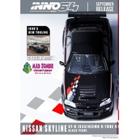 Inno 64 1:64 Scale - Nissan Skyline GT-R (R34) NISAMO R-TUNE Black Pearl