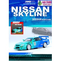 Inno 64 1:64 Scale - Nissan Skyline GT-R (R34) 2001 Super Taiku Super Endurance Class 1 Winner
