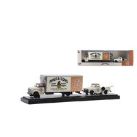 M2 Machines Auto Haulers 1:64 Scale Release 48 - 1968 Chevrolet C60 Truck w/1958 Chevrolet Apache Stepside