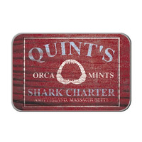 Jaws Quint’s Mints Embossed Metal Tin - Shark Teeth