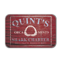 Jaws Quint’s Mints Embossed Metal Tin - Shark Teeth