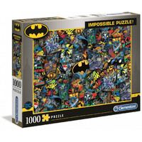DC Comics -  Clementoni Puzzle Batman Impossible Puzzle 1,000 pieces