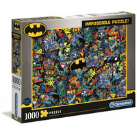 DC Comics - Clementoni Puzzle Batman Impossible Puzzle 1,000 pieces