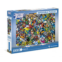 Justice League - Clementoni Puzzle DC Comics Impossible Puzzle 1,000 pieces