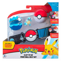 Pokemon Clip n Go Pokeball Belt Set - Squirtle