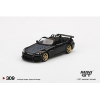True Scale Miniatures Mini GT 1:64 Honda S2000 (AP2) MUGEN Berlina Black
