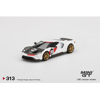 True Scale Miniatures Mini GT 1:64 Ford GT 2021 Ken Miles Heritage Edition