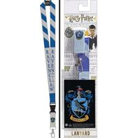 Harry Potter House Of Ravenclaw Colors and Name Lanyard with Logo Badge Holder