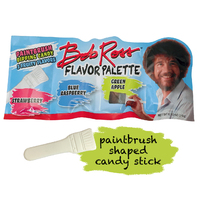 Bob Ross Flavor Palette with 3 Flavours & Paintbrush Dipping Stick