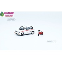 Inno 64 1:64 Scale - HONDA CITY TURBO II White (Mod Version) With Red MOTOCOMPO