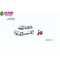 Inno 64 1:64 Scale - HONDA CITY TURBO II White With Red MOTOCOMPO