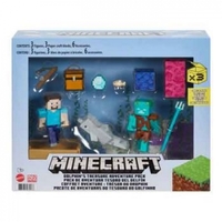 Minecraft Dolphin's Treasure Adventure Figure Pack