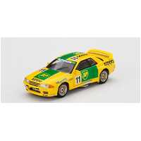 True Scale Miniatures Mini GT 1:64 Nissan Skyline GT-R (R32) Group A - #11 Kristensen / Yokoshima - 1993 JTCC