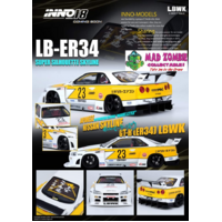 Inno 18 1:18 Scale - Nissan Skyline GT-R ER34 LBWK