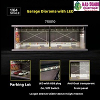 G-FANS - 1:64 Scale Garage Diorama with LED (Exotics Themed)